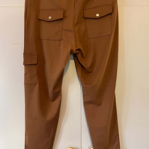 Shein Curve women's elastic pants leggings 2XL new, brown
