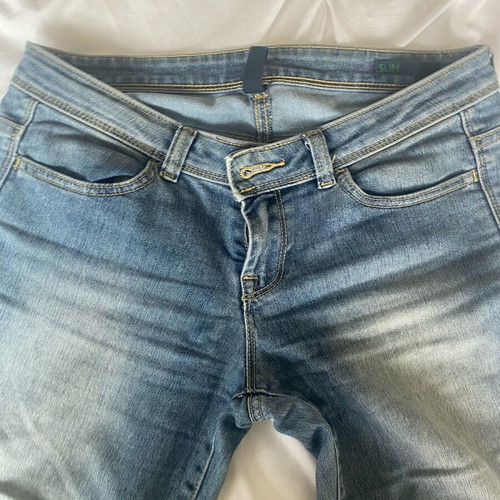 Benetton jeans straight fit, like new, size M 38 10