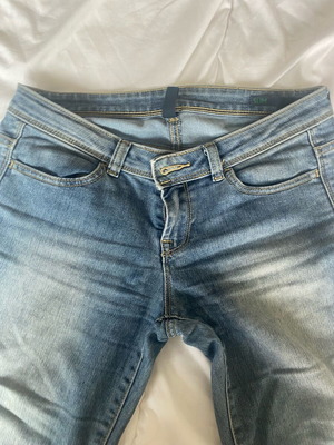 Benetton jeans straight fit, like new, size M 38 10
