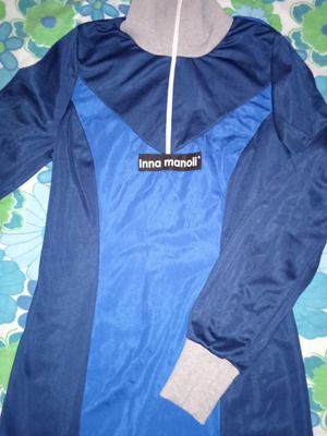 Inna manoli midi dress like new, blue