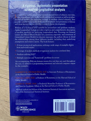 Applied Longitudinal Analysis book