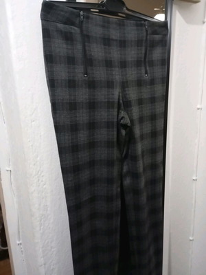 Women's leggings like new, size S, black and gray