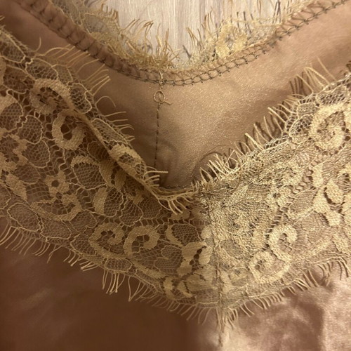 Lace camisole used, beige gold, size S