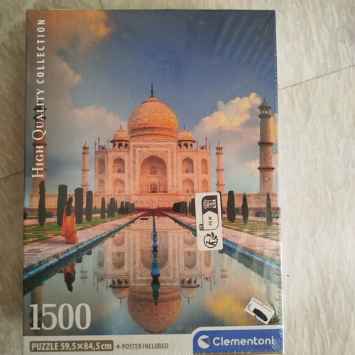 Clementoni Taj Mahal puzzle 1500 pieces new, sealed