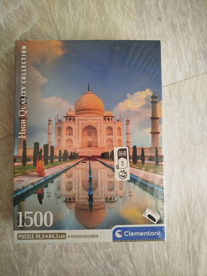 Clementoni Taj Mahal puzzle 1500 pieces new, sealed