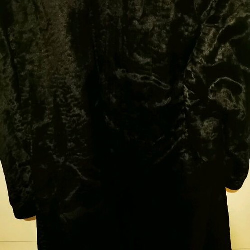 Velvet coat black like new, size XL