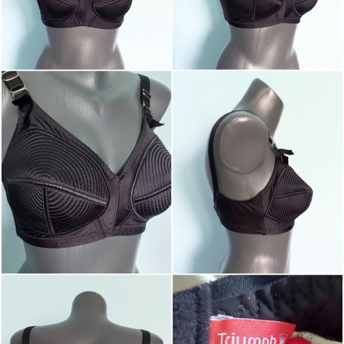 Triumph vintage touch bra 75D black like new