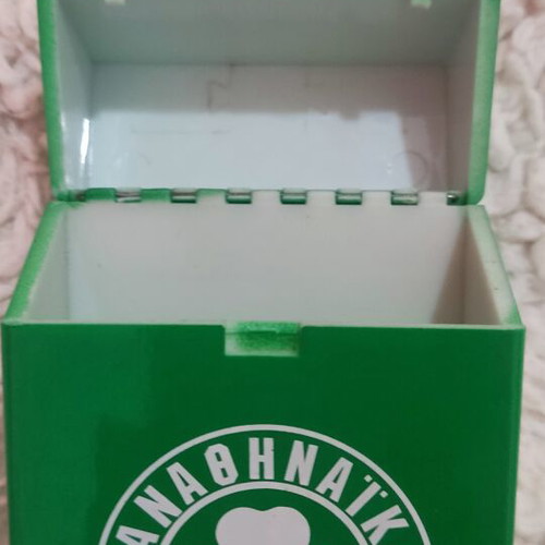 Panathinaikos Tobacco Case plastic, like new, collectible