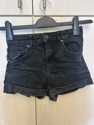 Bershka black denim shorts like new, size S 36 8