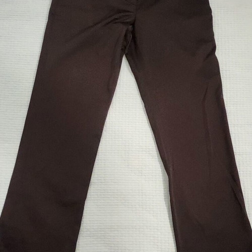 Ysatis black fabric pants straight leg size L like new
