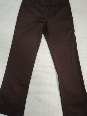 Ysatis black fabric pants straight leg size L like new