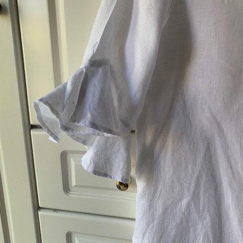 Marks Spencer linen women's blouse like new, white size M