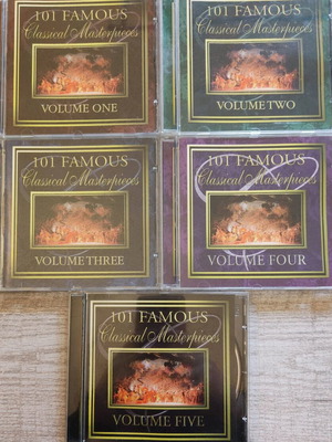 101 Famous Classical Masterpieces 5 CD used, classical music