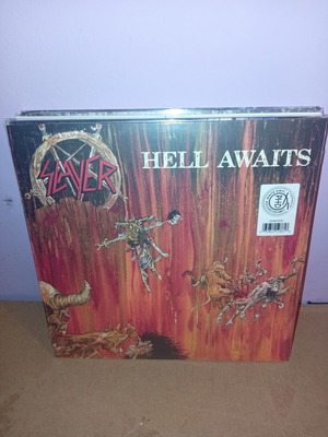 Βινύλιο Slayer Hell Awaits σφραγισμένο, άσπρο με inlay και poster