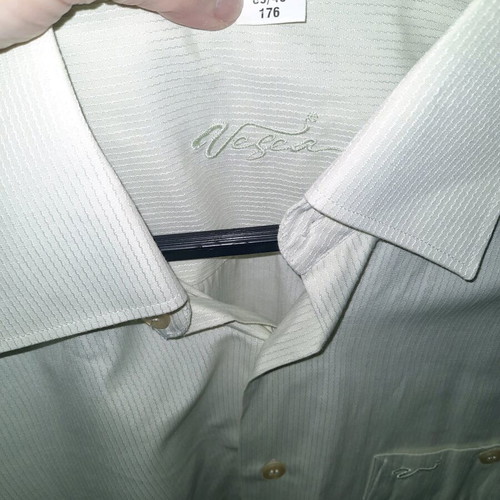 Men's shirt M very light green like new