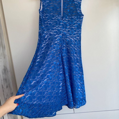 Vintage blue dress like new, formal, long