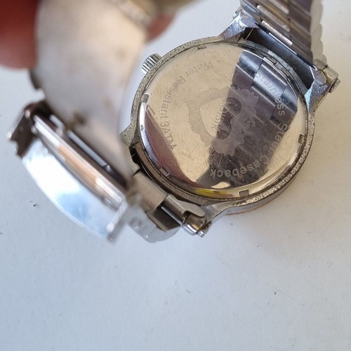 Loisir women's wristwatch with quartz, two-tone bracelet