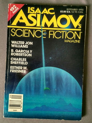 Isaac Asimov's Science Fiction Magazine употребяван, септември 1990