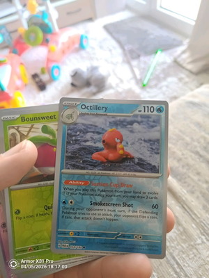 Pokemon Octillery (PAR 034) like new, Paradox Rift Holo