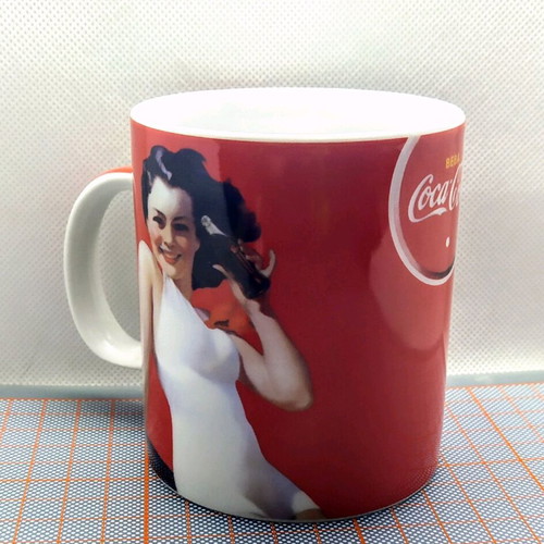 Vintage porcelain Coca-Cola mug new