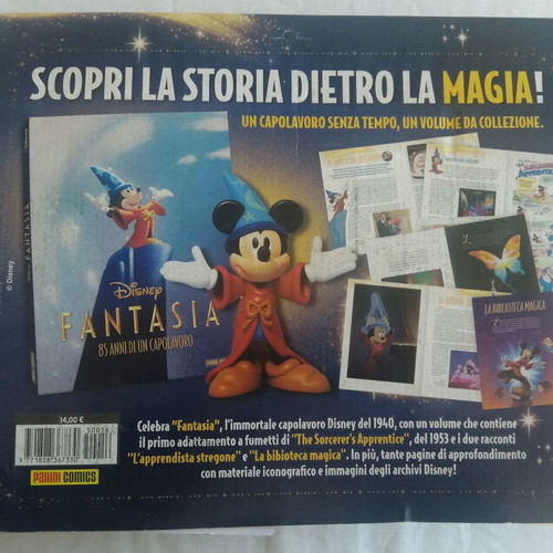 Disney Special Events 56 like new, Fantasia comic and figure