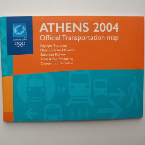 Athens 2004 Olympic Games map used, official transportation