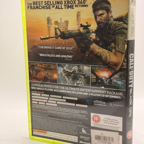 Call of Duty Black Ops Xbox 360 used game