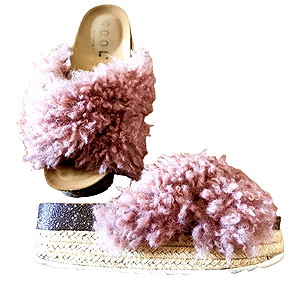 Coolway faux fur mules 37 size