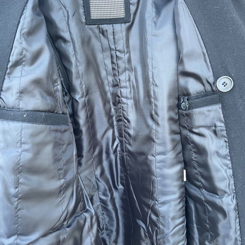 Zara coat used, black, medium size, wool blend