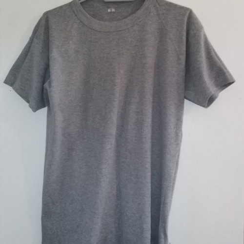 T shirt pack of 3 grey cotton blend XL