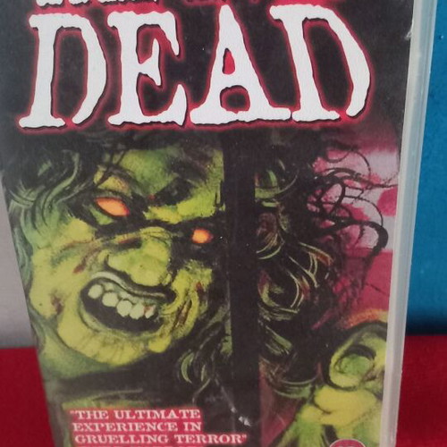 Evil Dead VHS tape, thriller horror