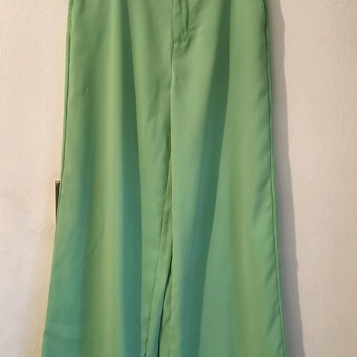 Sinsay pants new, mint color, size L with elastic waist