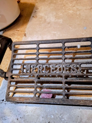 Mercedes antique sewing machine with treadle base used