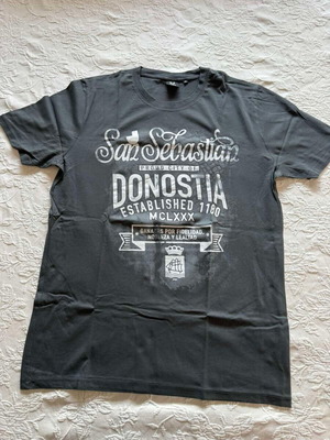 Men's T-shirt, gray, XL, San Sebastian