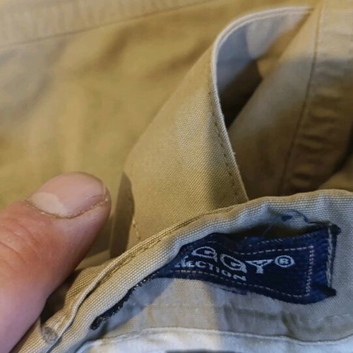 Buggy cargo pants size L like new, beige cotton