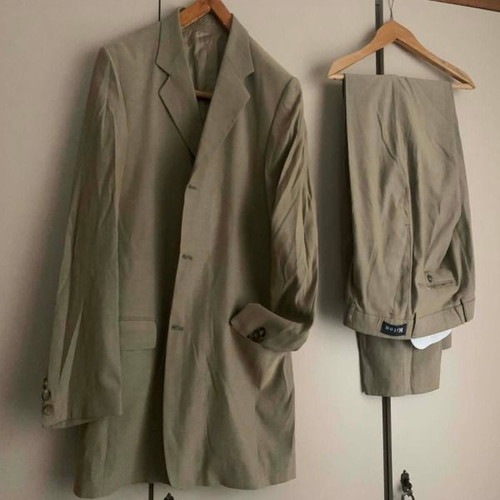 Men's spring suit Soufleris No50 like new, beige