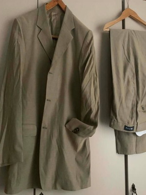 Men's spring suit Soufleris No50 like new, beige