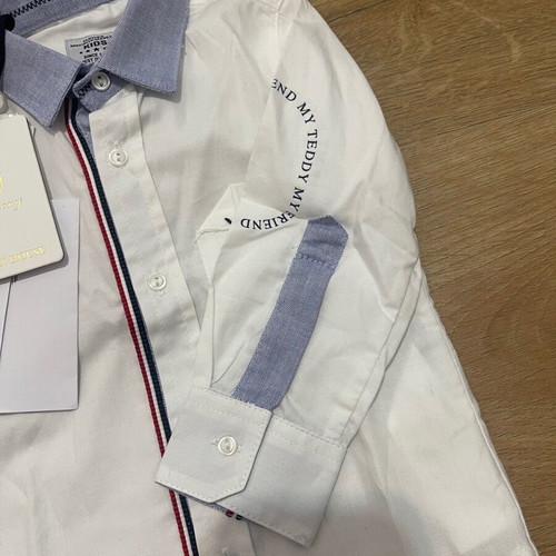 Lapin House white shirt brand new, size 9 months