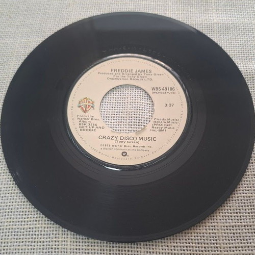 Freddie James Hollywood / Crazy Disco Music 7' μεταχειρισμένο, R&B / Soul