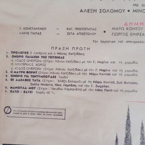 Odos Oneiron Vinyl Record like new
