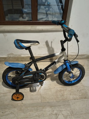 Tiger 12" Kids Bicycle used, blue Orient city bike with V-Brakes