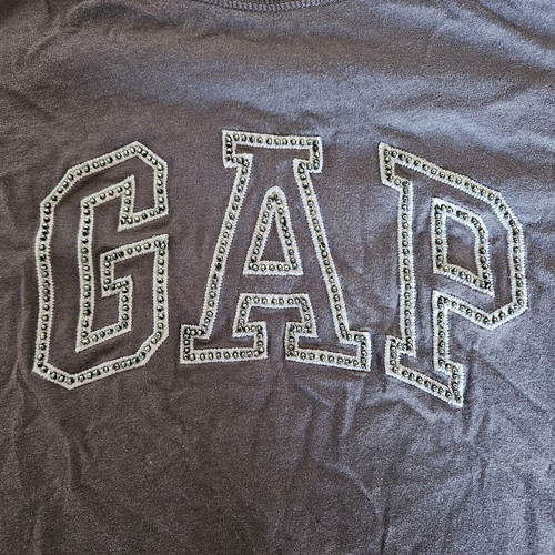 GAP women's long-sleeve shirt, S/M, blue