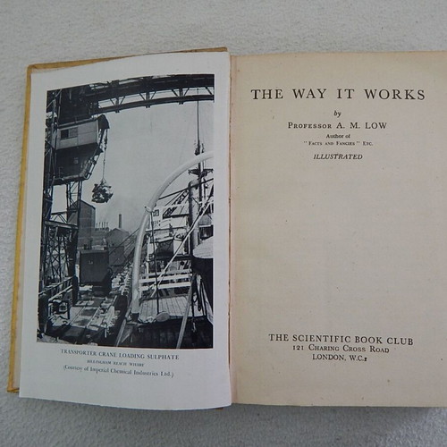The Way It Works old English book 1944 used, hardcover