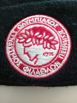 Olympiakos Acrylic Beanie New Black One Size