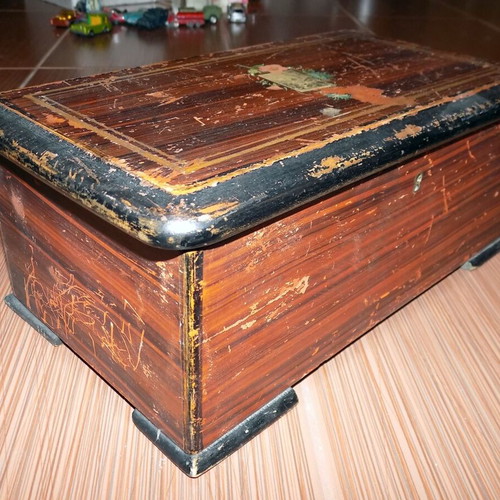 19th century music box used, heirloom from Constantinople