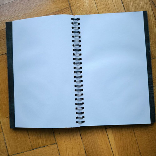 Notebook with dragon new, hard resin cover