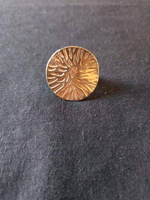 Feux gold ring used, adjustable