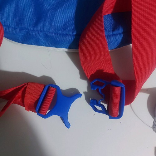 Swatch waist bag like new, blue and red