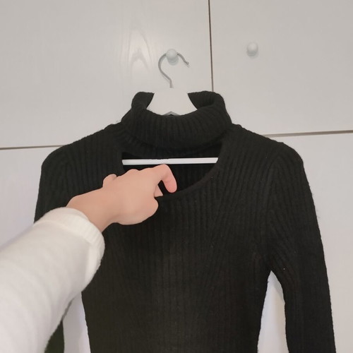 Tally Weijl knitted dress new black small