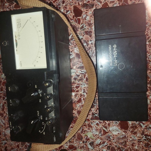 Microohmmeter Ф4104-M1 used Soviet Russian low resistance meter
